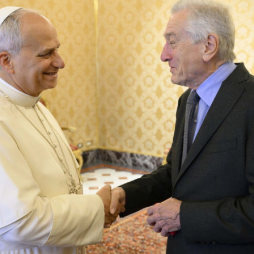 Papa Leon al XIV-lea l-a primit pe Robert De Niro la Vatican