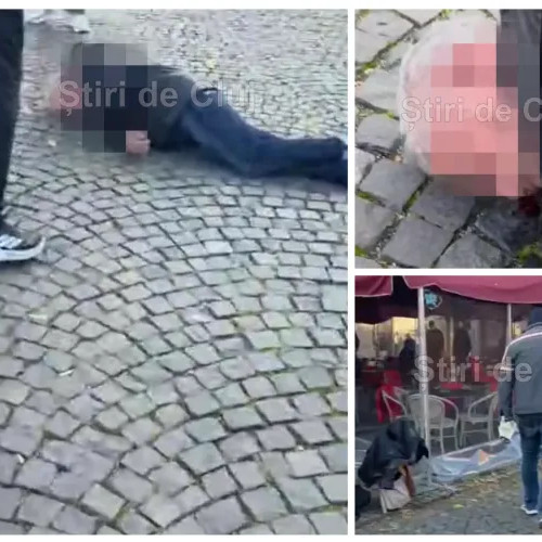 Un bărbat de 69 de ani agresat violent în centrul Clujului a ajuns în stare gravă la spital