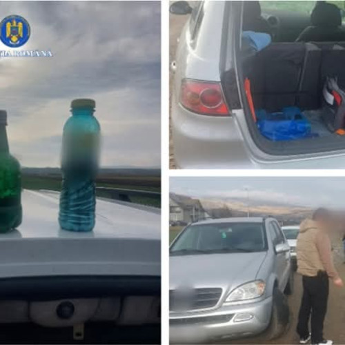 Polițiștii din Cluj au confiscat aproape 7 kilograme de mercur într-un autoturism