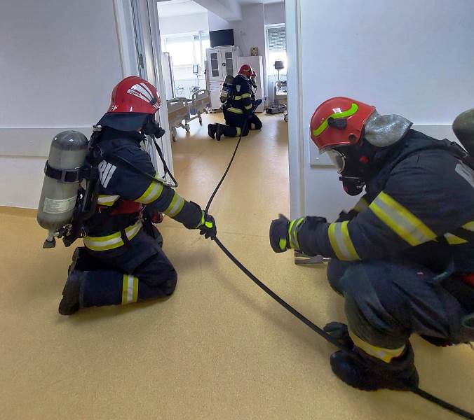 Incendiu la Secția Cardiologie din Spitalul Județean Focșani, intervenție rapidă a pompierilor