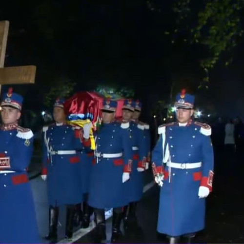 Rămăşiţele domnitorului Grigore Alexandru Ghyka depuse la Palatul Cotroceni