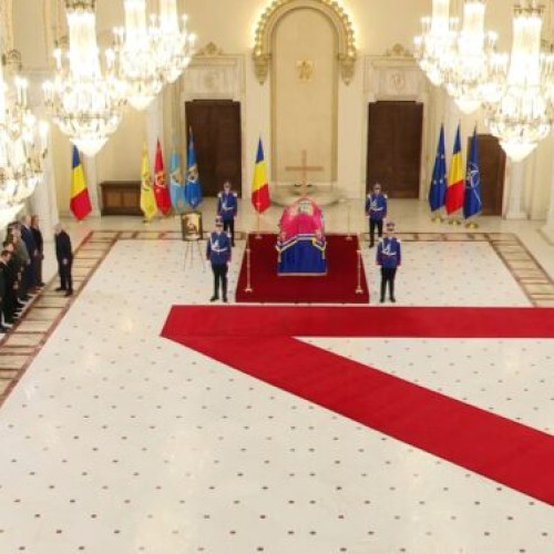 Rămășițele lui Grigore Alexandru Ghyka au fost depuse la Palatul Cotroceni