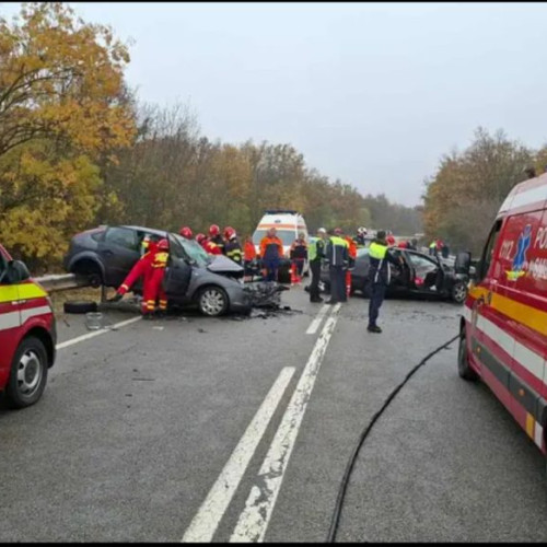 Accident cu două victime mortale blochează DN 56 între Podari și Radovan