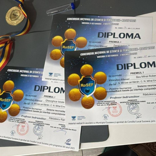 Elevi constănțeni se clasează pe podium la Digital Challenge și RoSEF 2025