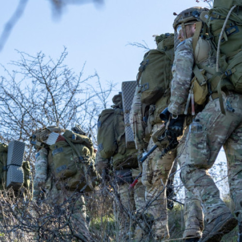 Militari NATO au executat un antrenament complex de traversare a râului Mureş în cadrul DAFA 25