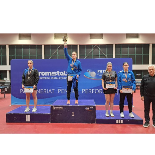 Elena Zaharia și Iulian Chirița, campioni naționali la tenis de masă tineret 2025