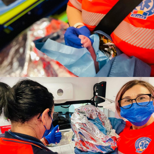 Ambulanța intervine la Pribești pentru o femeie însărcinată cu contracții