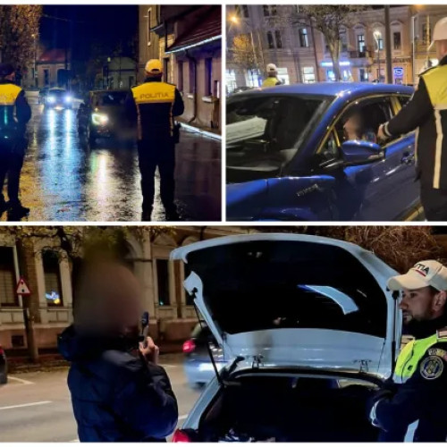 Noapte intensă pentru poliția rutieră din Cluj: zece șoferi prinși beți la volan