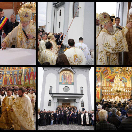 Mitropolitul Nifon a sfințit biserica Sfinții Împărați Constantin și Elena din Moreni