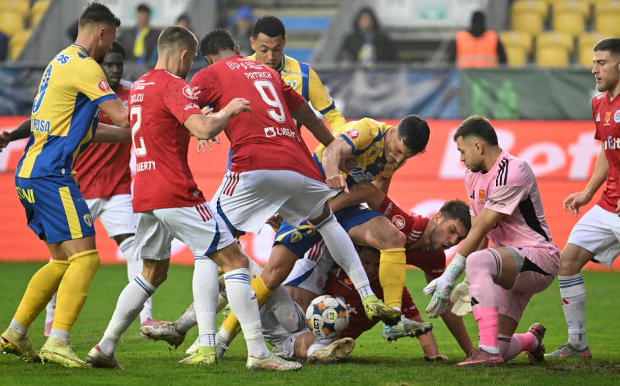 Oțelul a obținut un punct important pe terenul Petrolului, scor 0-0