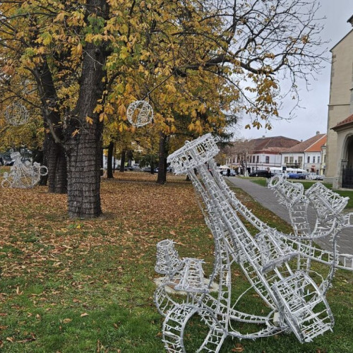 Firma Ilnic Electric din Maramureș a închiriat și montat iluminatul festiv în Bistrița de peste 230.000 de euro