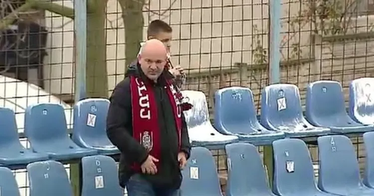 Doar doi suporteri au susținut CFR Cluj la meciul de debut al lui Daniel Pancu