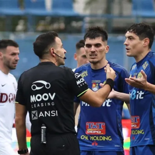 CFR Cluj a câștigat la limită cu Unirea Slobozia într-un meci controversat
