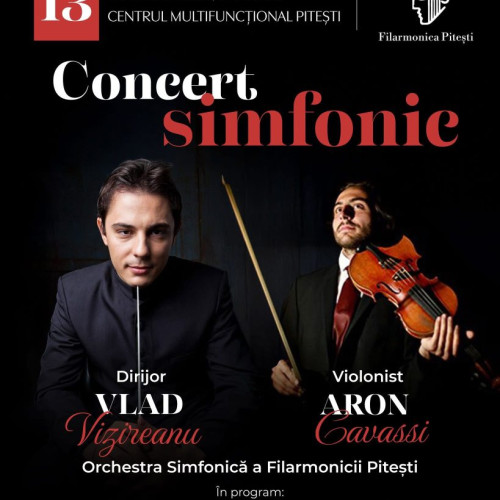 Filarmonica Pitești prezintă un concert simfonic sub bagheta lui Vlad Vizireanu