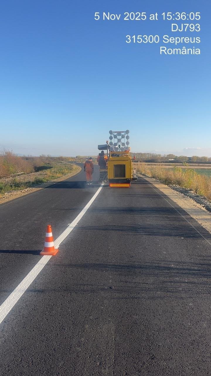 Modernizarea drumului Cermei – Șepreuș, aproape finalizată înainte de termen