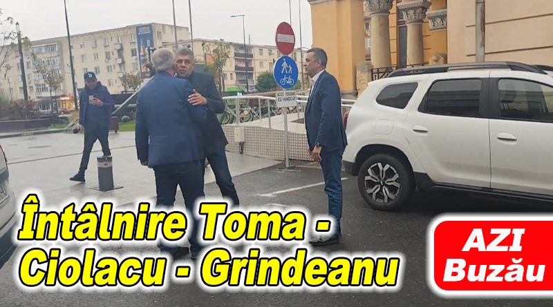 Marcel Ciolacu și Sorin Grindeanu au anunțat patru proiecte majore pentru Buzău