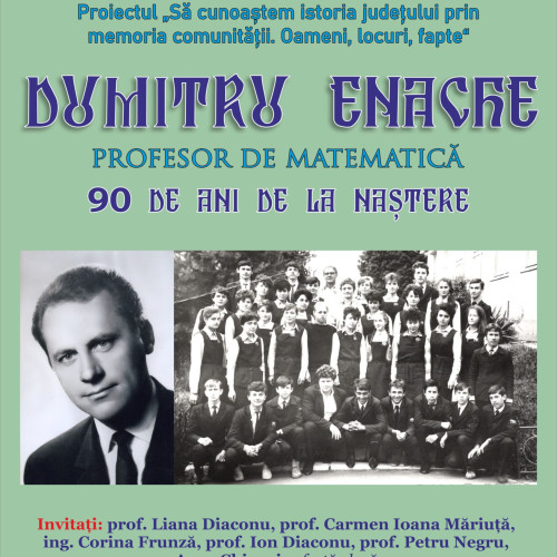 Comemorare dedicată profesorului Dumitru Enache la Biblioteca Județeană Neamț