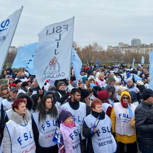 Protest al sindicaliștilor pe 12 noiembrie pentru creșterea puterii de cumpărare