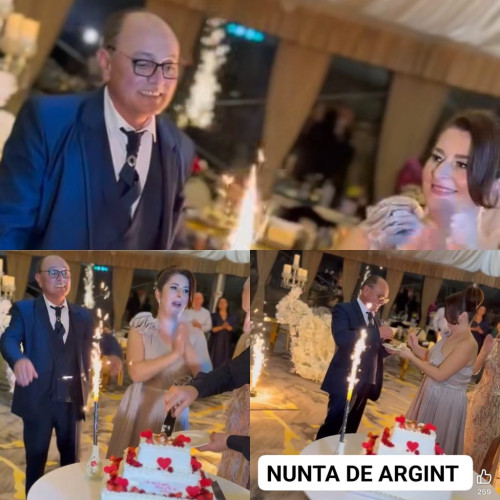 Nicoleta și Emil Lăcătușu sărbătoresc 25 de ani de căsnicie cu o petrecere la Târgu Jiu