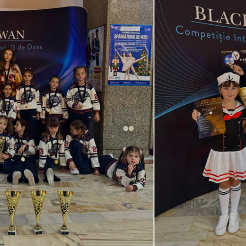 Copiii de la LEVEL UP Dance Studio au obținut performanțe de top la competiția națională de dans
