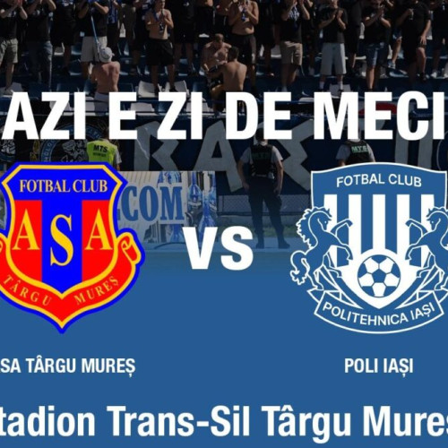 Politehnica Iași merge la Târgu Mureș pentru un meci crucial în Liga a II-a