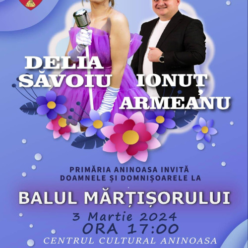 Doamnele din Aninoasa sunt invitate la Balul Mărțișorului
