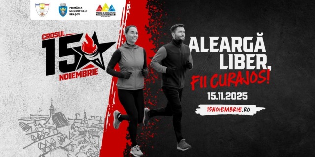 Crosul 15 Noiembrie 2025 va comemora Revolta de la Brașov cu alergare pe traseul istoric
