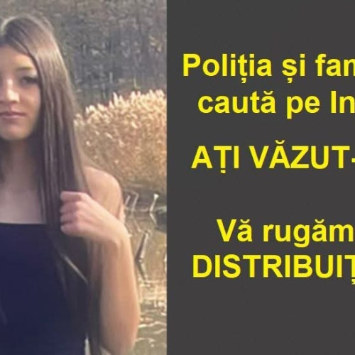 Autoritățile caută o minoră dispărută din comuna Câineni