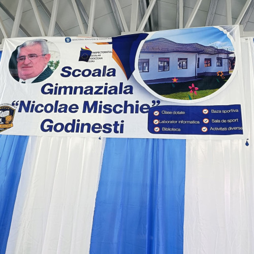Școala din Godinești a primit numele profesorului Nicolae Mischie