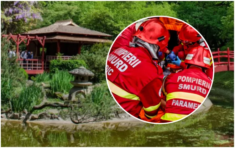 Femeie căzută de la înălțime în Grădina Botanică din Cluj-Napoca, resuscitată de urgență