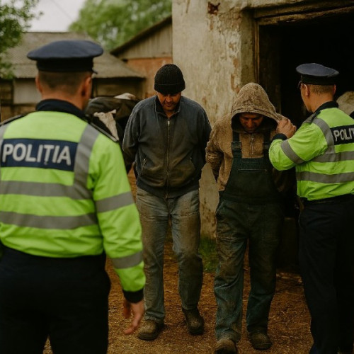 Trei hoți de vite arestați după amenințări cu moartea la percheziții în Arad