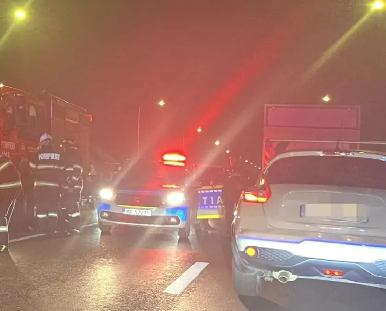 Accident rutier pe strada Plopilor din Cluj-Napoca soldat cu cinci mașini avariate