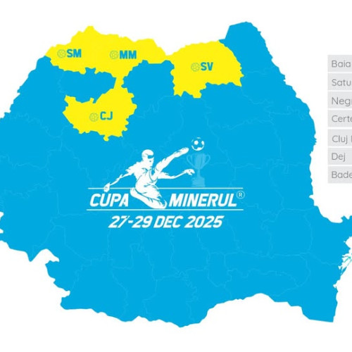 Spectacol garantat la ediția a opta a Cupei Minerul cu 16 echipe din patru județe