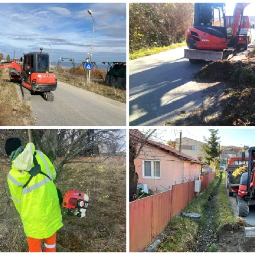 Încep lucrări de întreținere pe drumul județean DJ 103T în Feleacu