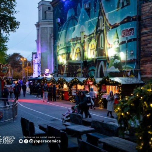 Târgul Poveste de Crăciun își redeschide porțile la Opera Comică pentru Copii din București