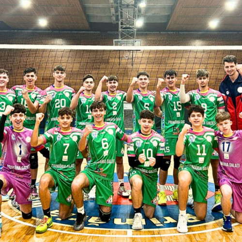 Juniorii CSM Arcada și jucătorii gălățeni au obținut rezultate la volei, badminton și handbal