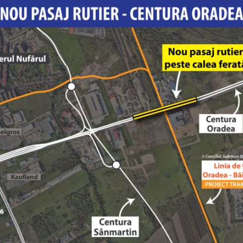 Semnat contract pentru pasaj rutier suprateran pe Centura Oradea la intersecția cu calea ferată