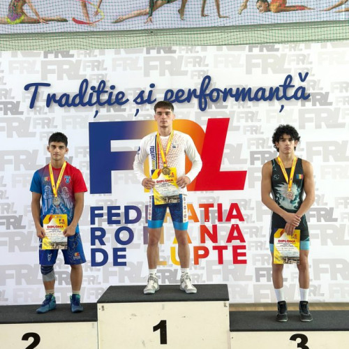 Vlăduț Varzari a câștigat titlul național U23 la lupte greco-romane