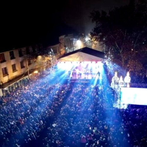 Bistrița va sărbători Anul Nou cu show de lasere în loc de focuri de artificii