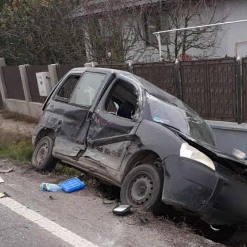 Accident între Cluj-Napoca și Gherla după pătrunderea neregulamentară pe DN1C