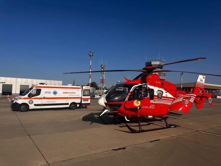 Două persoane cu arsuri, transportate la Spitalul Județean Slatina după explozia din Balș