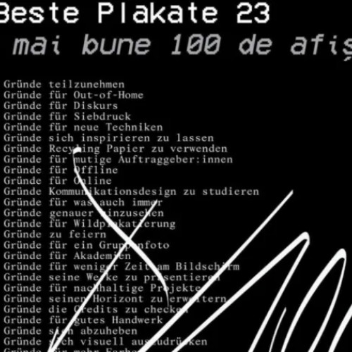 La Cluj, expoziția „100 beste plakate 23” prezintă cele mai bune afișe europene