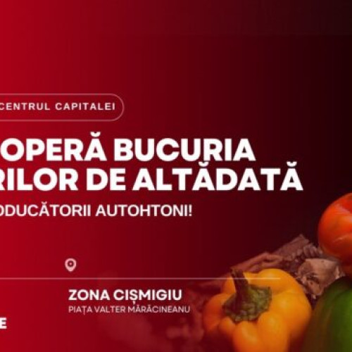 Piața Volantă aduce produse tradiționale în zona Cișmigiu în weekend