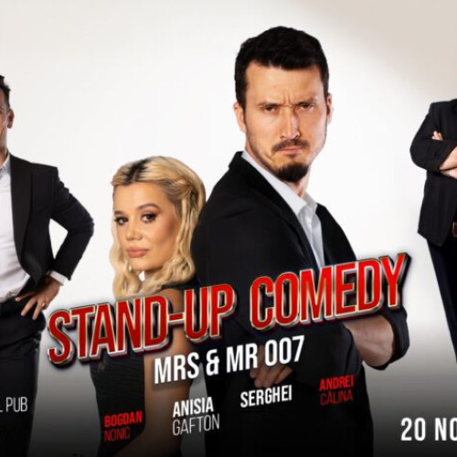 Show-ul Mrs & Mr 007 aduce comedie de top la O’Brothers Social Pub din Buzău
