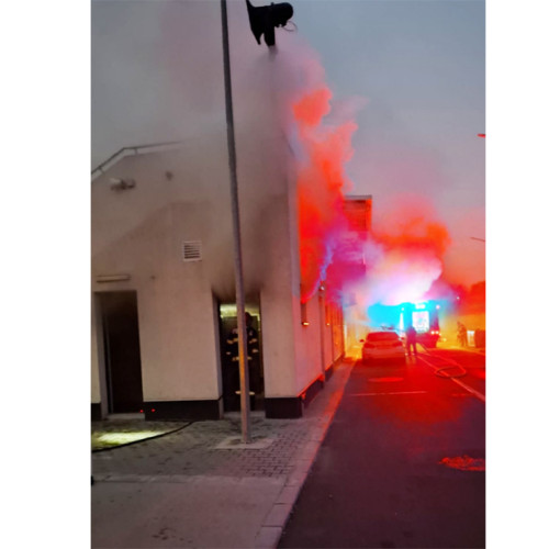 Incendiu la stadionul din Cernavodă provocat de un scurtcircuit electric