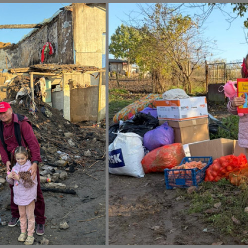 Caravana faptelor bune aduce ajutor și speranță unei familii nevoiașe