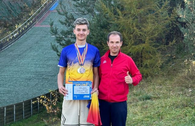 Cezar Crețu campion național la sărituri cu schiurile, CSS Brașovia excelând la Râșnov