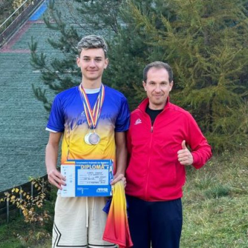Cezar Crețu campion național la sărituri cu schiurile, CSS Brașovia excelând la Râșnov