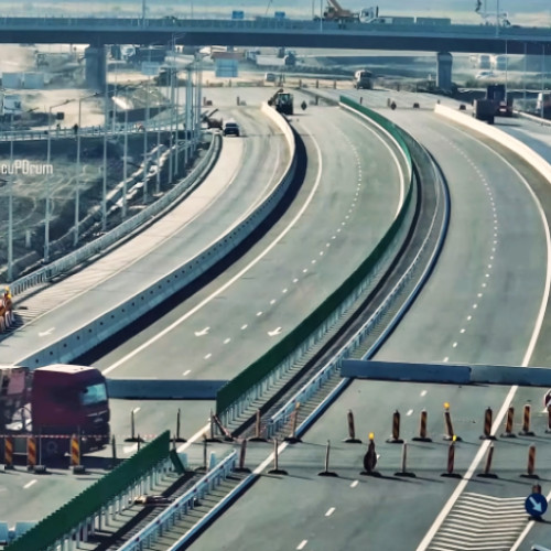 Un tronson de aproape 14 km pe autostrada A7 va fi deschis la finalul lunii noiembrie