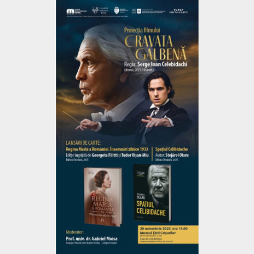 Eveniment cultural la Muzeul Țării Crișurilor cu film și lansări de carte